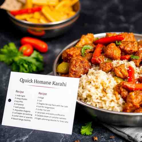 Easy Homemade Karahi - Quick Dinner Recipe